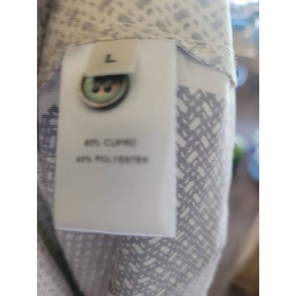 Totokaelo Archive Gray Color block design long sleeve Button down shirt large - Picture 4 of 6